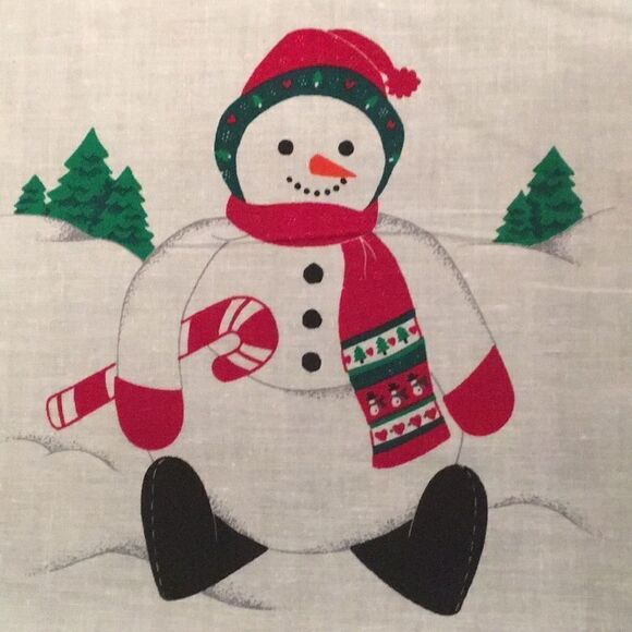 New Fabric Panel Roly Poly Snowman Cut & Sew - Picture 2 of 5